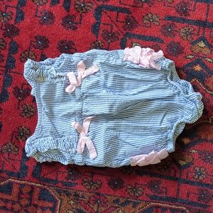 Ruffle Butts summer onesie